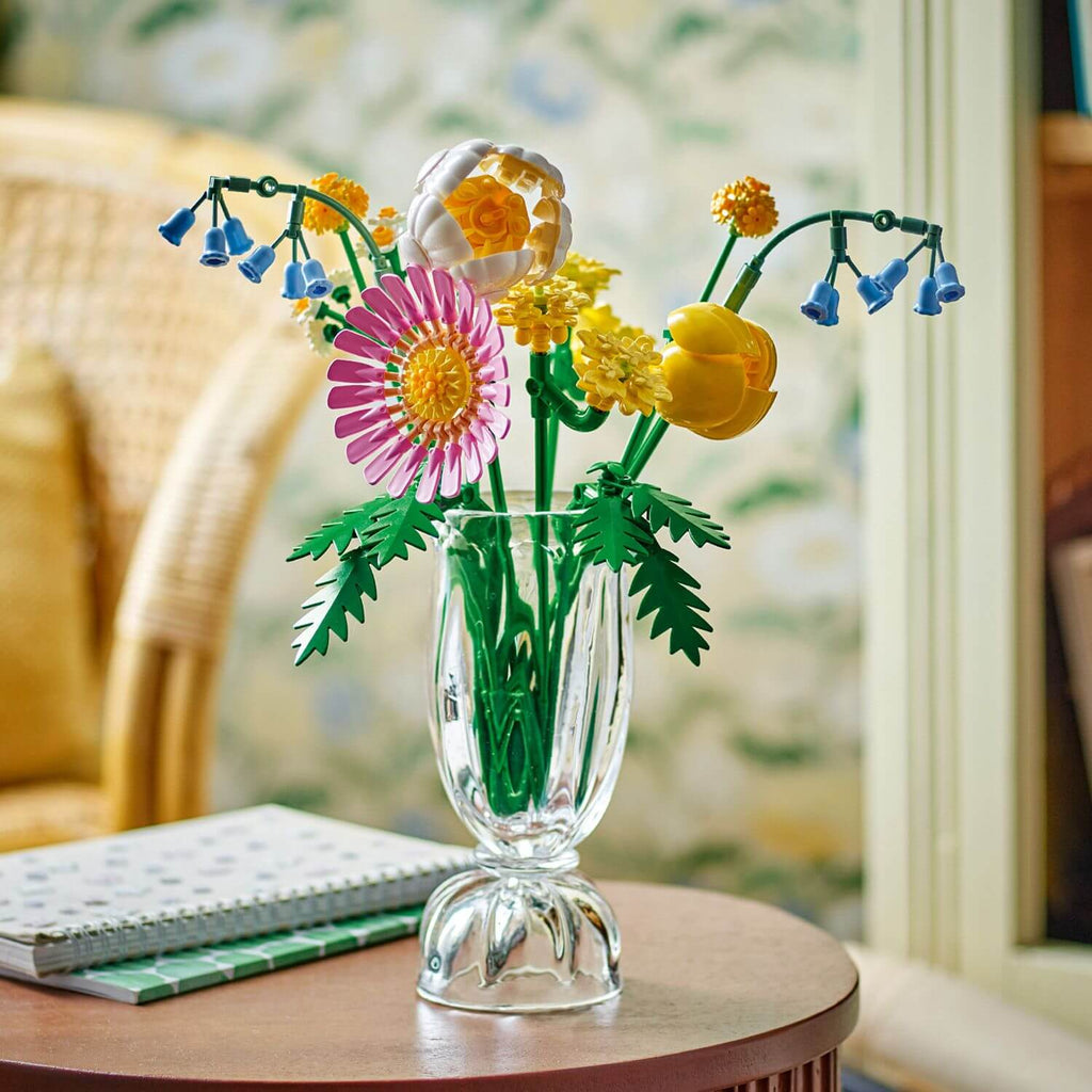 Lego Botanicals 10347 Bouquet Bach Sloneog Adeiladadwy, Anrheg i Bersonau 9+ oed