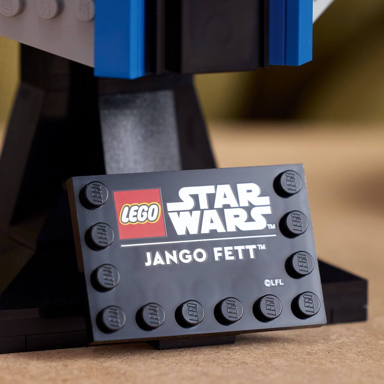Lego Star Wars 75408 Helmed Jango Fett i'w Arddangos, ar gyfer Oedolion 18 oed a hŷn.