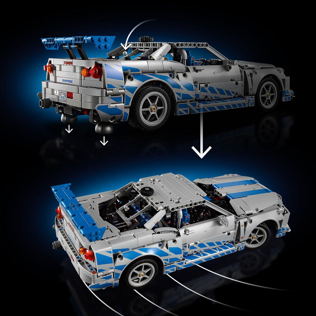 Lego Technic 42210 2 Fast 2 Furious Nissan Skyline GT-R (R34) Oed 18+