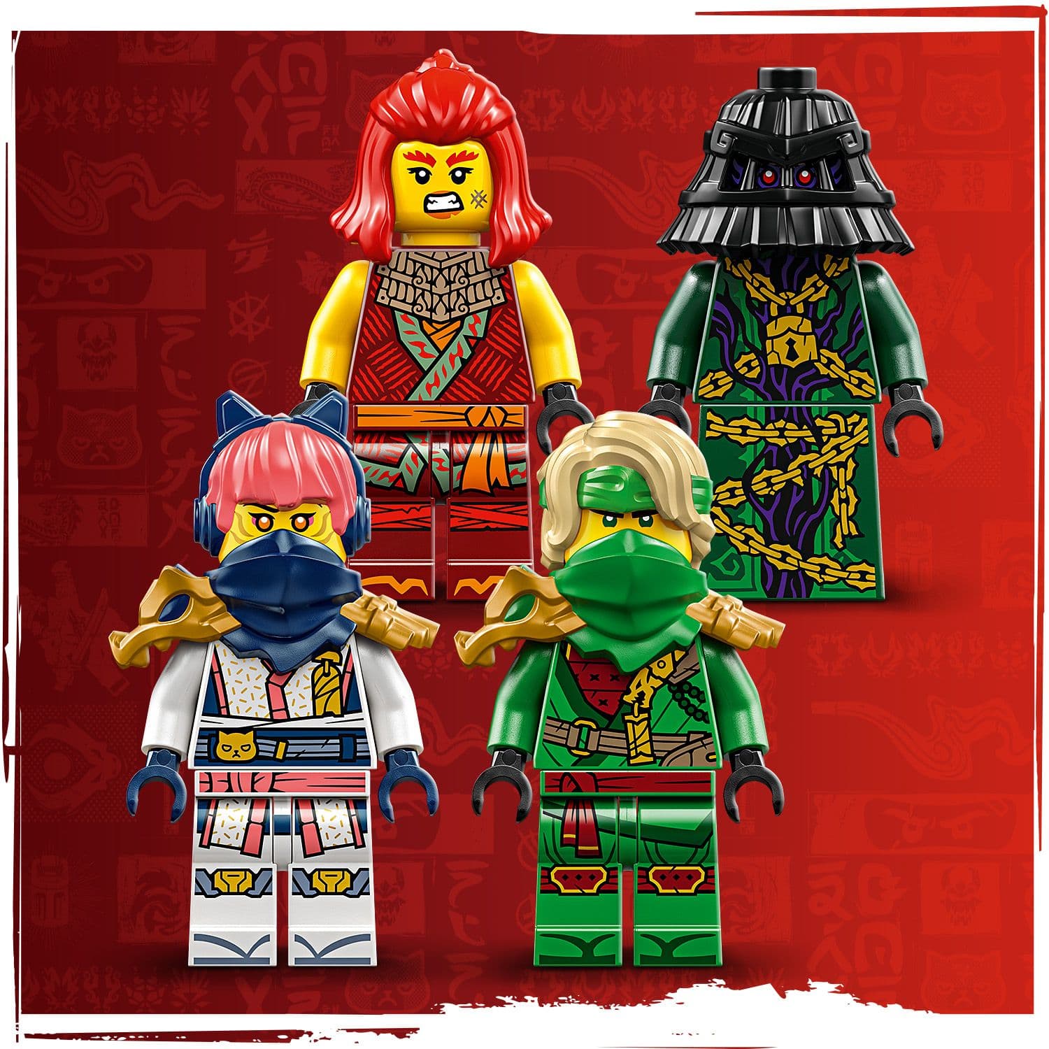 Set Chwarae Lego Ninjago 71842 Rontu y Ddraig Feistr ar gyfer Plant 7 oed a hŷn