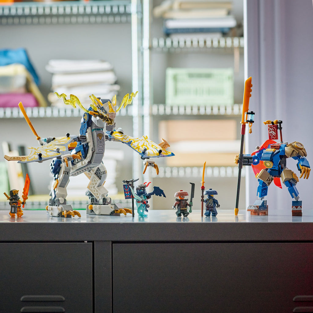 Set Chwarae Lego Ninjago 71843 Dyrnwr Mech Drwg Rogue ar gyfer Plant 8 oed a hŷn