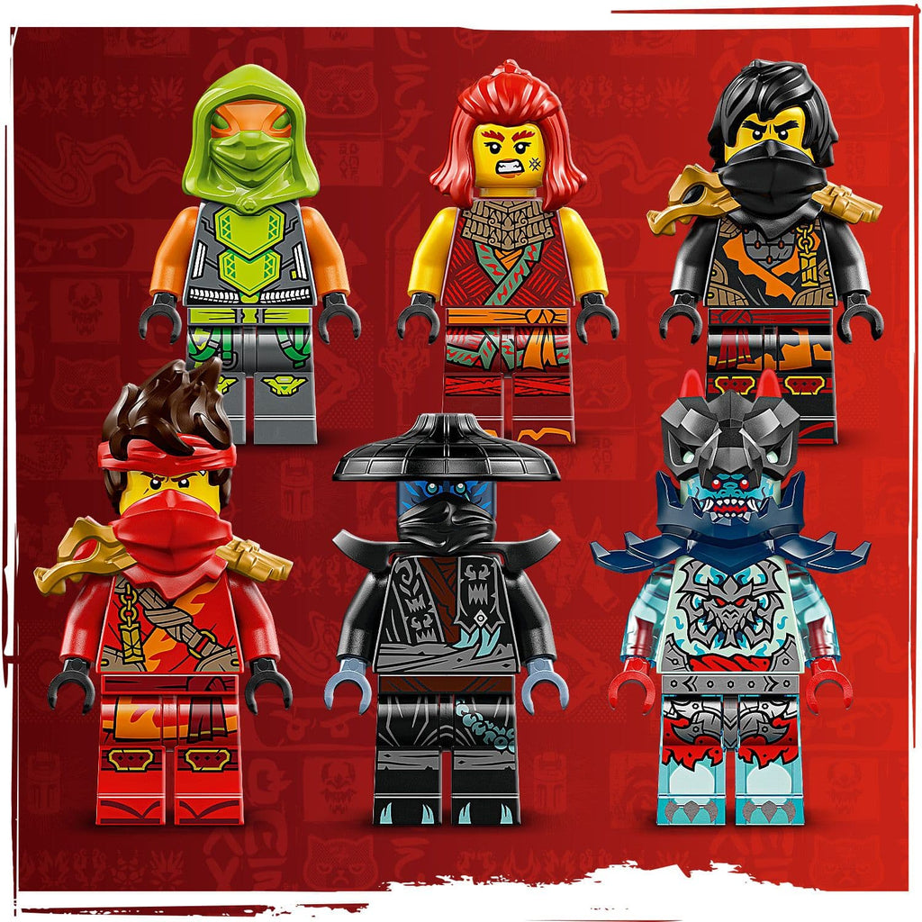 Lego Ninjago 71844 Set Chwarae Cerbyd Ymladd Ninja ar gyfer Plant 8 Oed ac yn Hŷn
