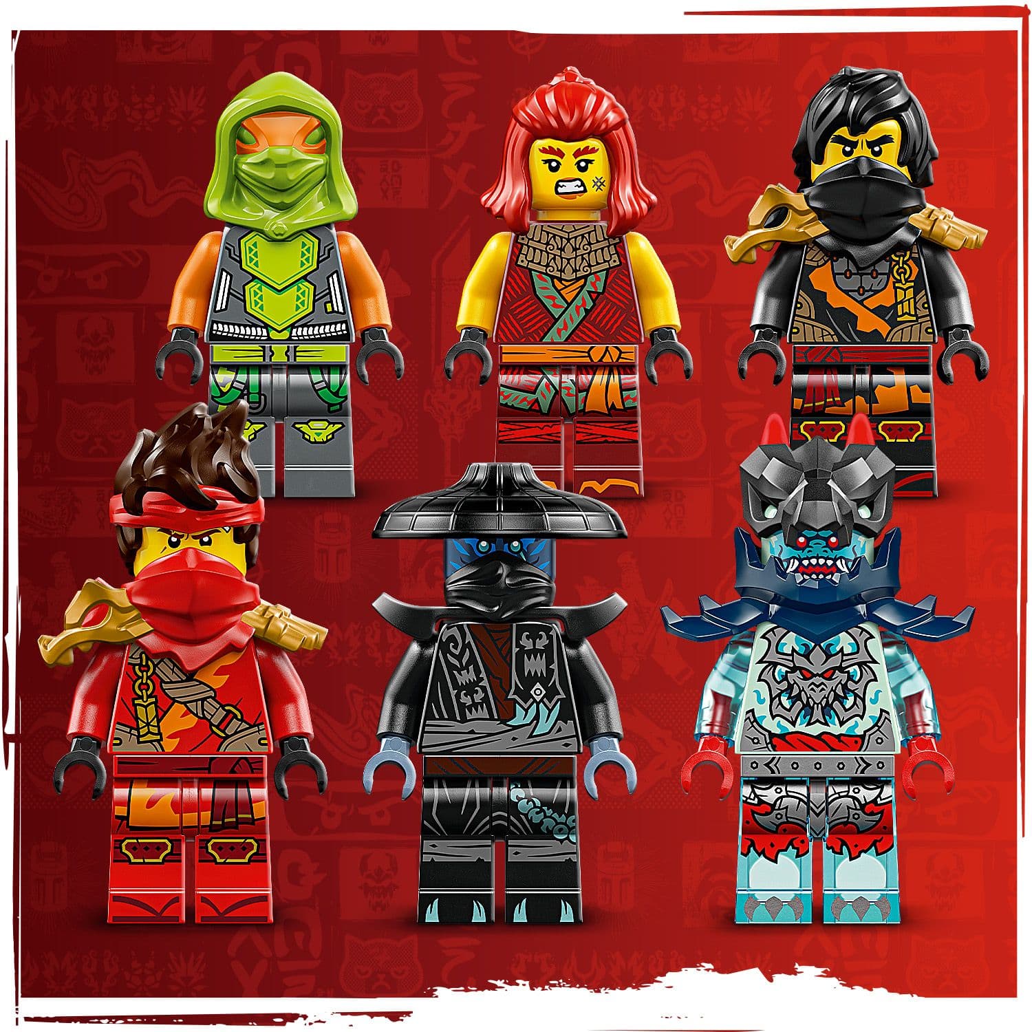 Lego Ninjago 71844 Set Chwarae Cerbyd Ymladd Ninja ar gyfer Plant 8 Oed ac yn Hŷn