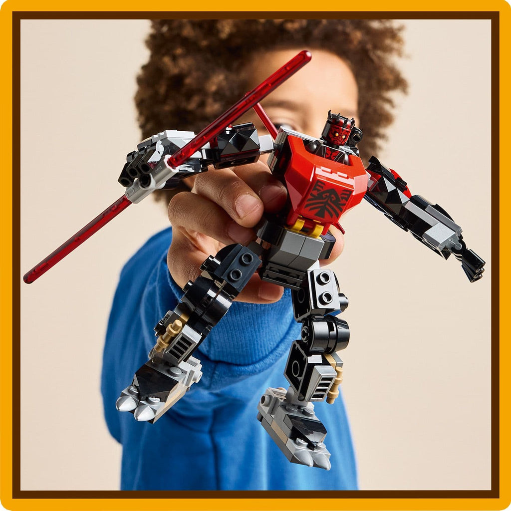 Set Chwarae Adeiladu Mech Darth Maul Lego Star Wars 75411 ar gyfer Plant 6 Oed a Hŷn