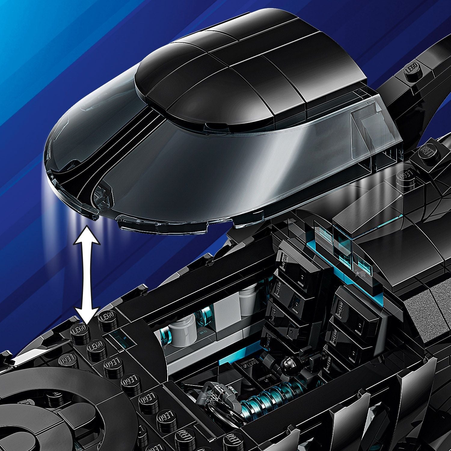 Lego DC Super Heroes 76304 Batmobile Batman Forever ar gyfer plant 12 oed a hŷn