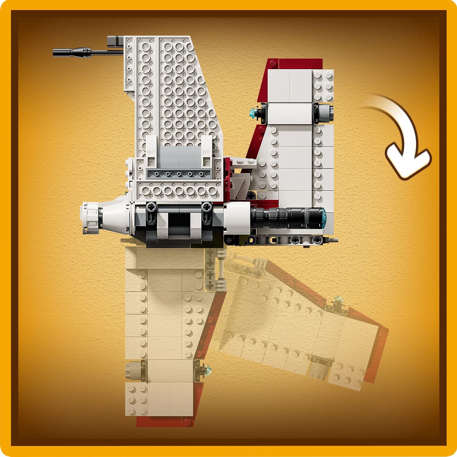 Lego Star Wars 75432 V-19 Torrent Starfighter Buildable Set for Age 9+