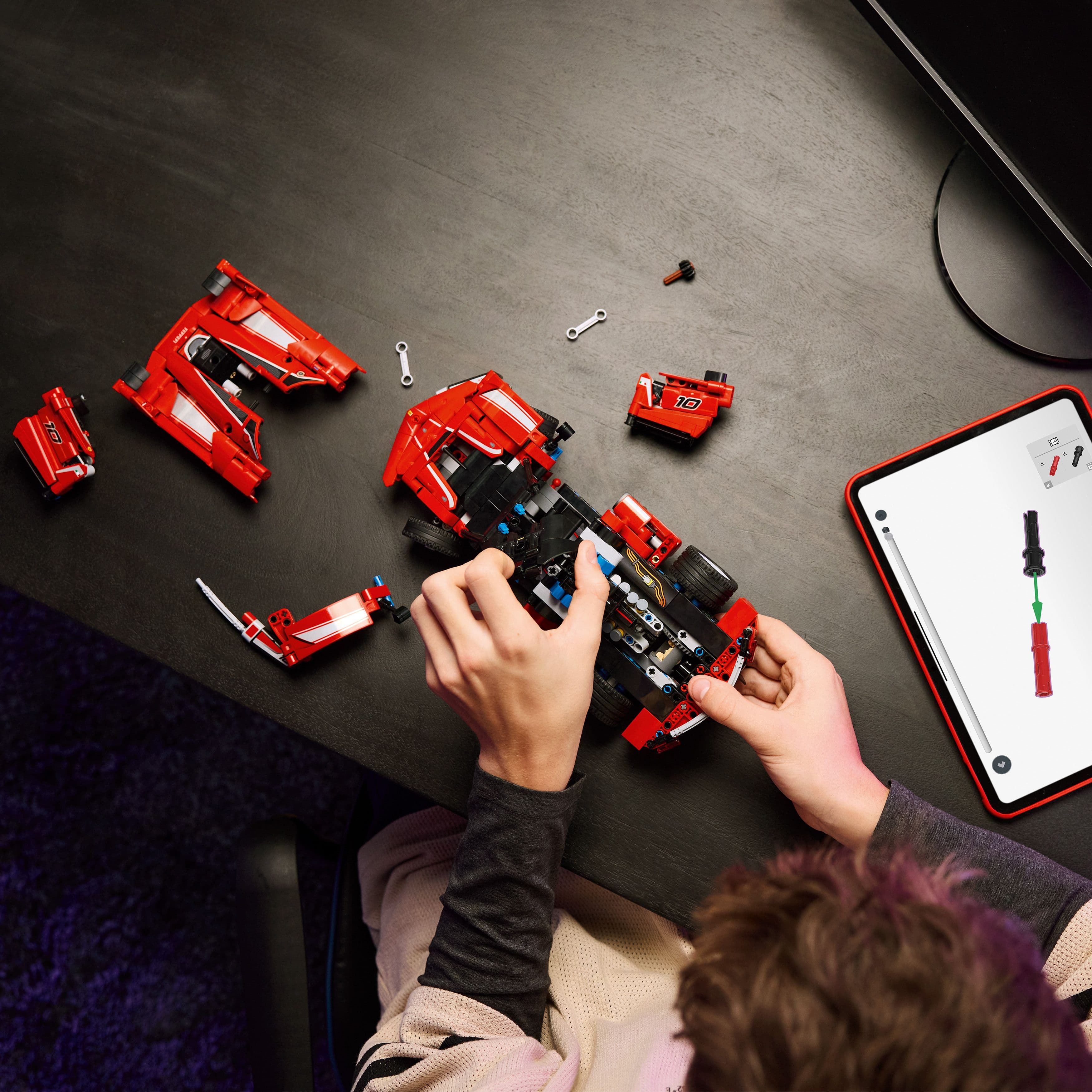 Set Chwarae Car Adeiladadwy Lego Technic 42212 Ferrari FXX K ar gyfer Plant 10 Oed a Hŷn