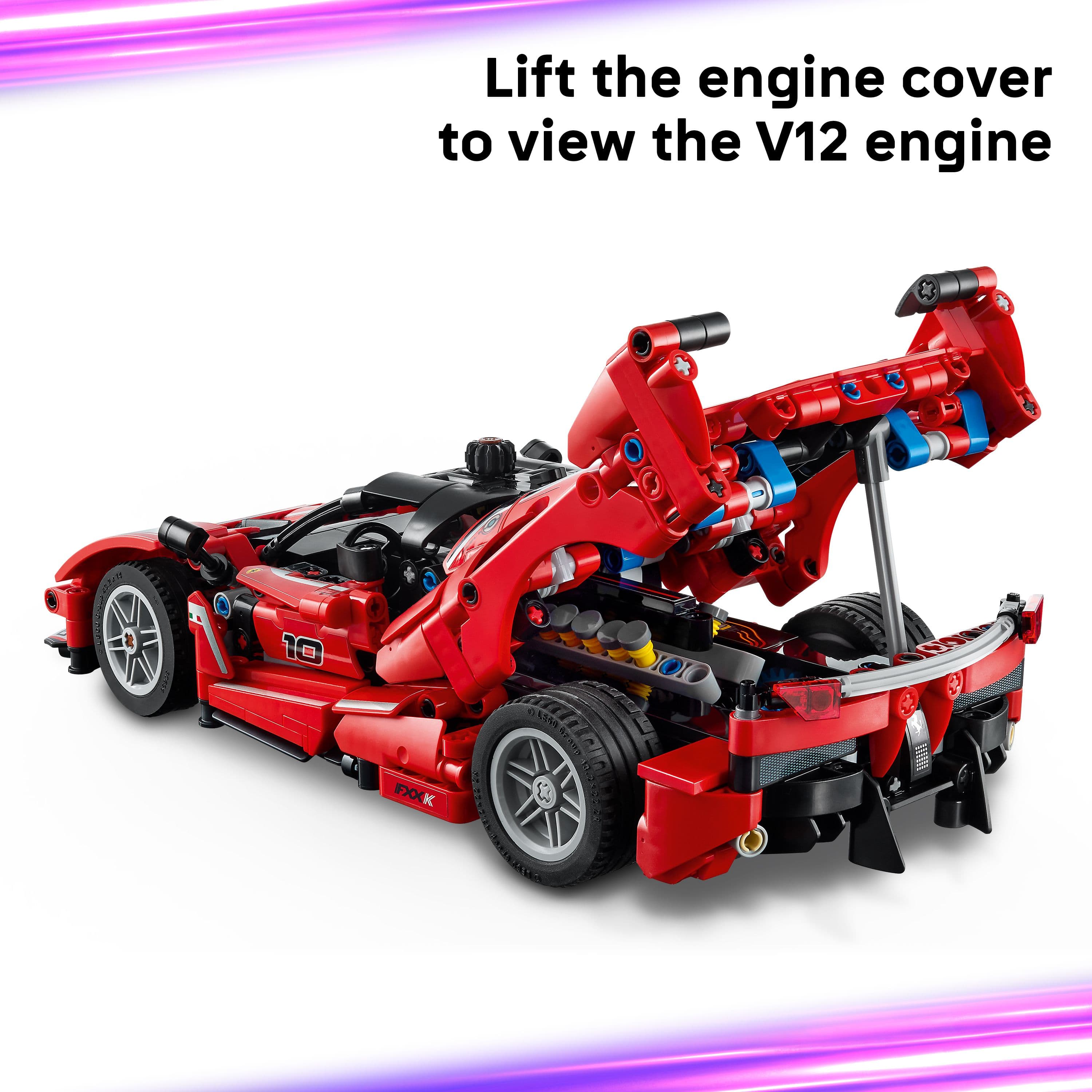 Set Chwarae Car Adeiladadwy Lego Technic 42212 Ferrari FXX K ar gyfer Plant 10 Oed a Hŷn