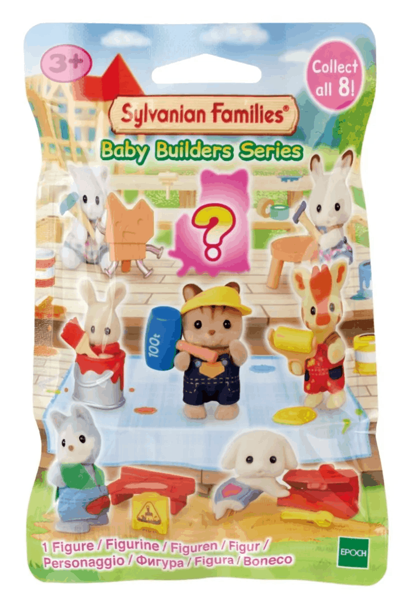 Sylvanian Families Baby Builders Series – Bagiau dall i blant 3 oed+ (unigol)