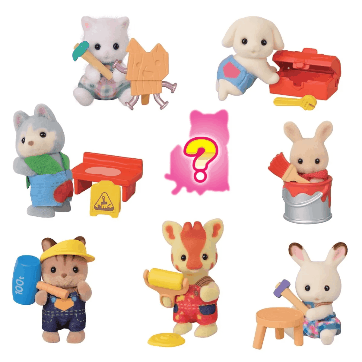 Sylvanian Families Baby Builders Series – Bagiau dall i blant 3 oed+ (unigol)