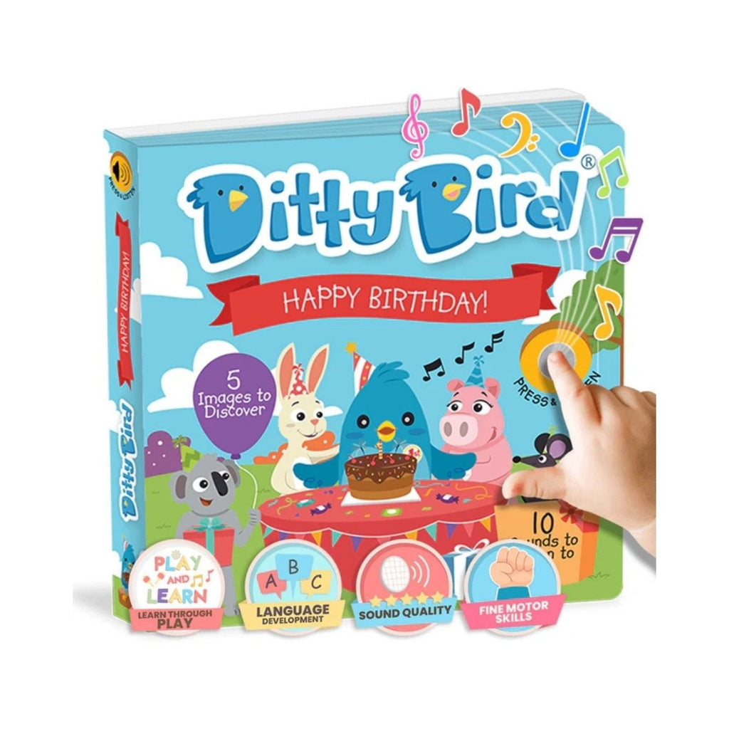Ditty Bird Happy Birthday Book
