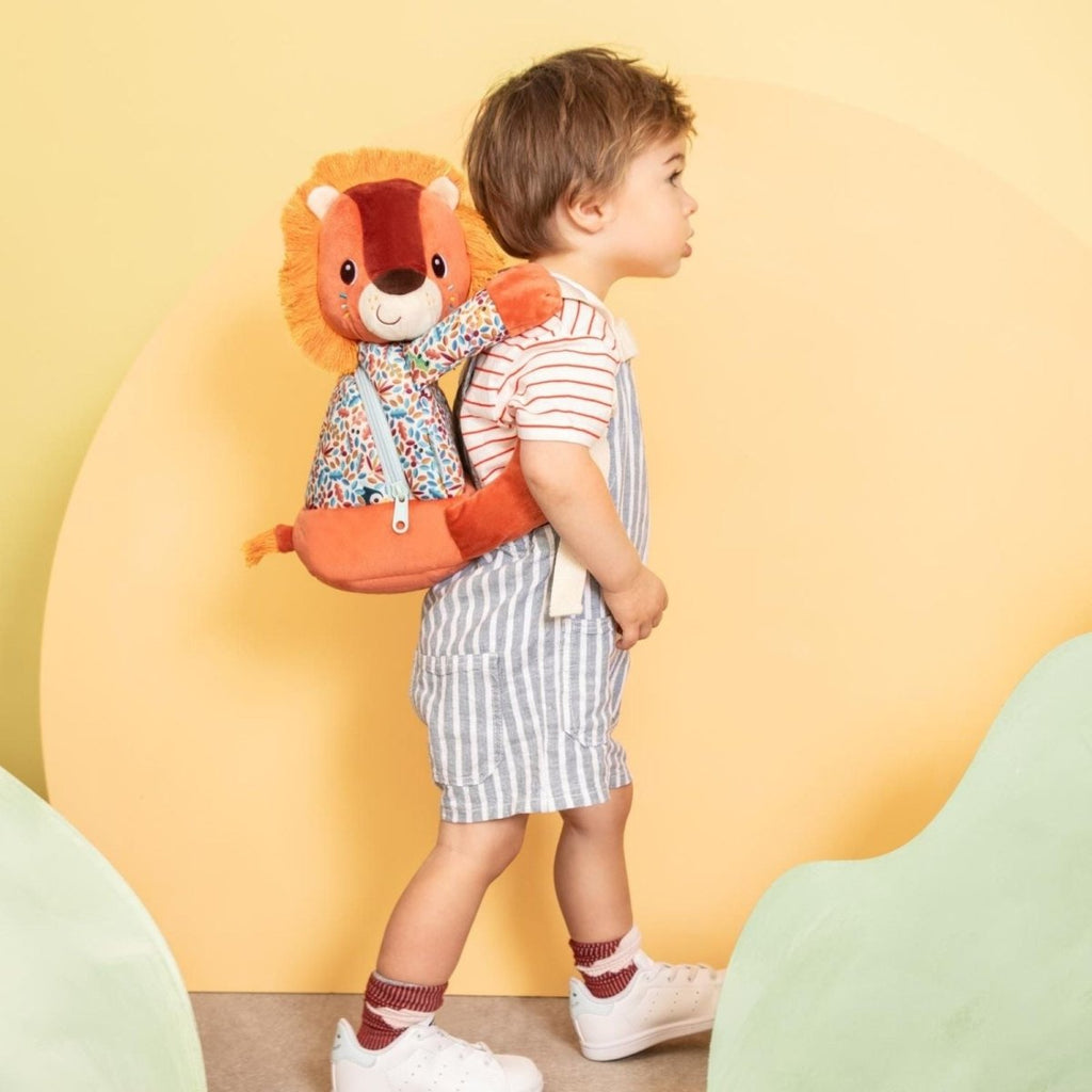 Lilliputiens Plush Backpack - Lion Jack