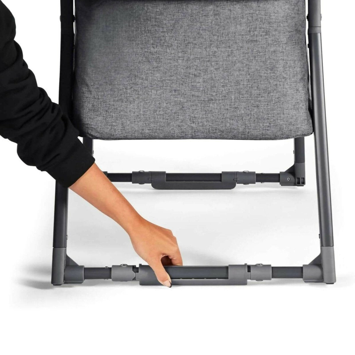 Ickle Bubba Mini Rocker Crib - Llwyd Gofod