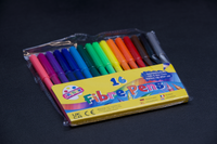 Peniau Ffibr Artbox pecyn o 16