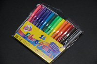 Peniau Ffibr Artbox pecyn o 16