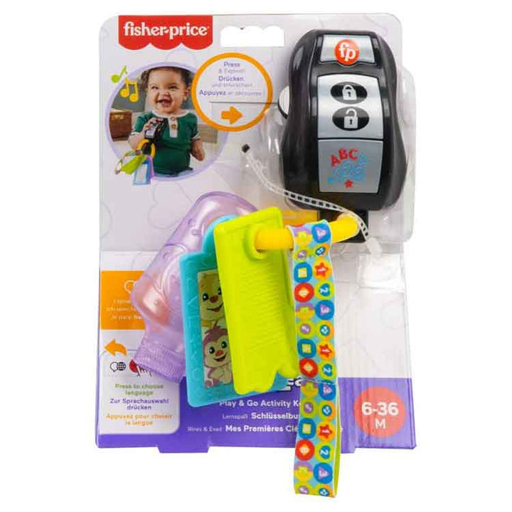 Allweddi Gweithgaredd Chwarae a Mynd Fisher Price