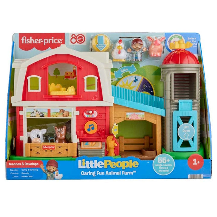 Fferm Anifeiliaid Hwyl Gofalgar Little People Fisher Price