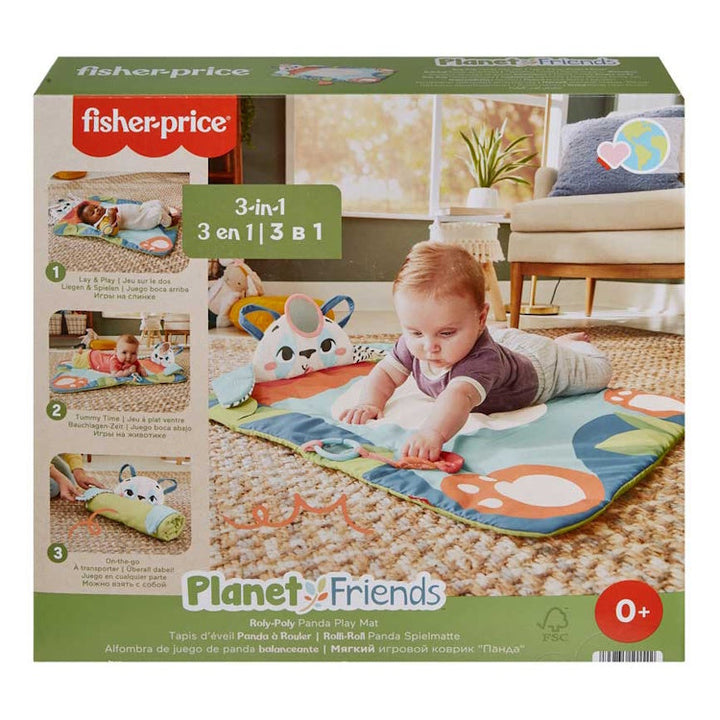 Fisher Price Planet Friends - Mat Chwarae Panda Roly-poly