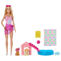Parti Pwll Cŵn Bach Barbie