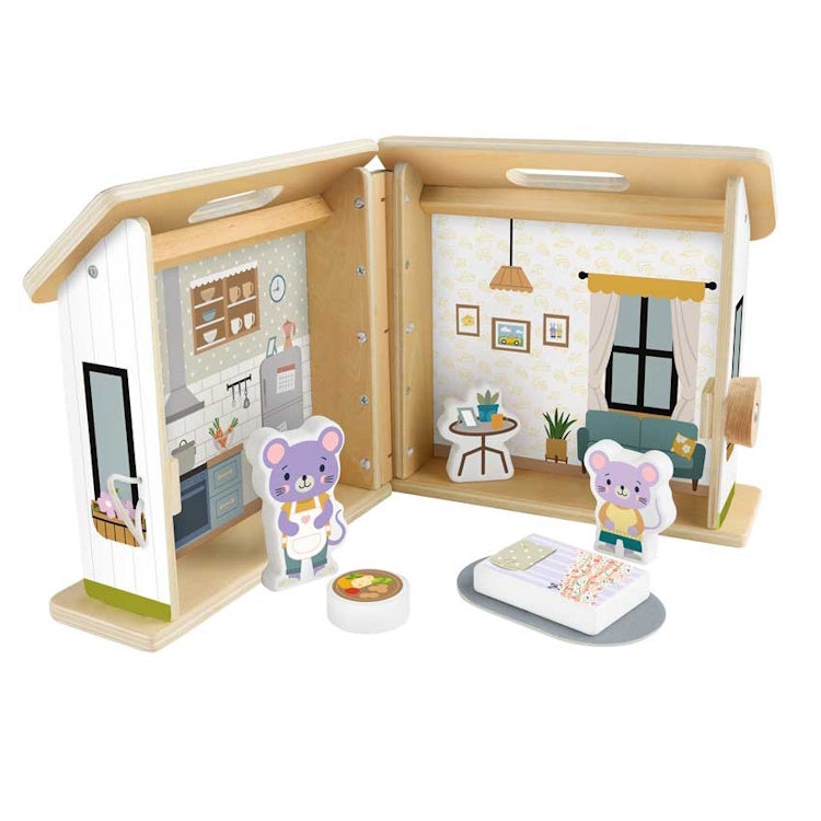 Fisher Price Wooden on-the-go Play House