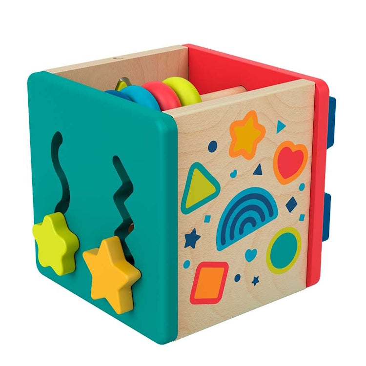 Ciwb Gweithgaredd Pren Fisher Price