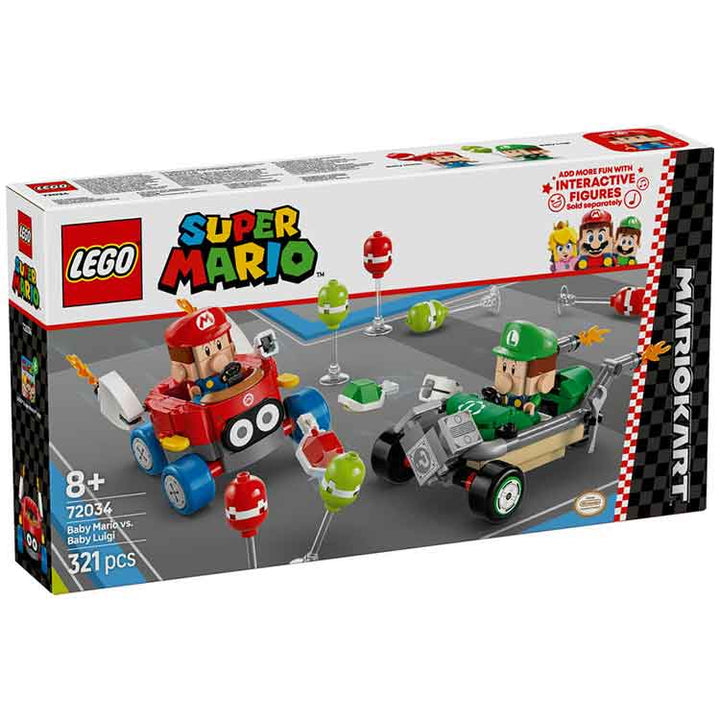 LEGO 72034 Mario Kart – Baby Mario vs Baby Luigi