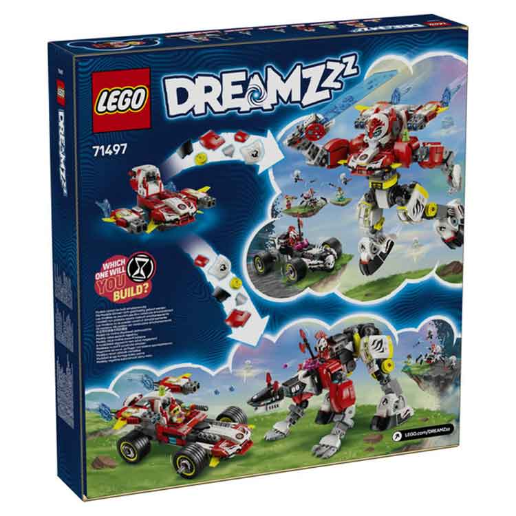 LEGO 71497 Cooper's Tiger Mech & Zero's Hot Rod Car – Allworths