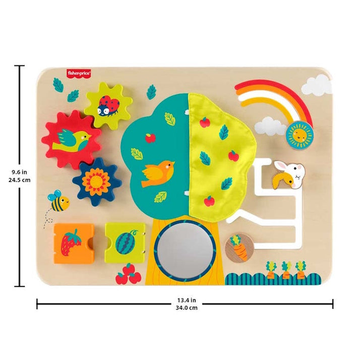 Gorsaf Weithgaredd Pren Fisher Price