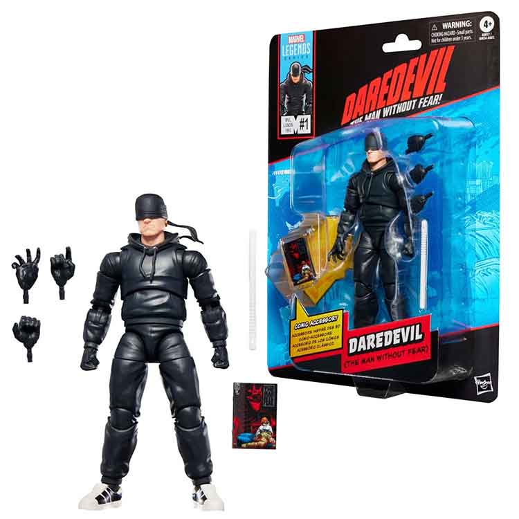 Daredevil Ffigur Actio 6-modfedd Cyfres Chwedlau Marvel Daredevil