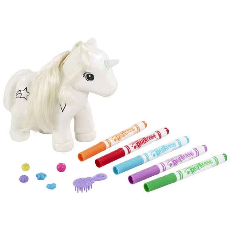 Unicorn Lliwio ac Arddull Crayola