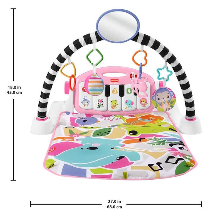 Fisher Price - Campfa Cicio a Chwarae Tywynnu a Thyfu Piano Pinc