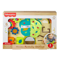 Gorsaf Weithgaredd Pren Fisher Price