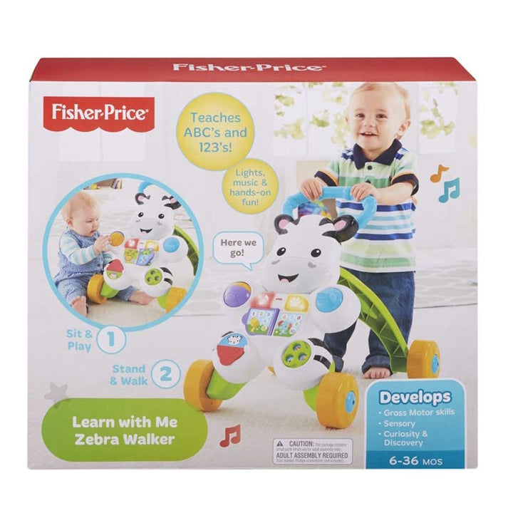Cerddwr Sebra Dysgwch Gyda Fi Fisher-Price