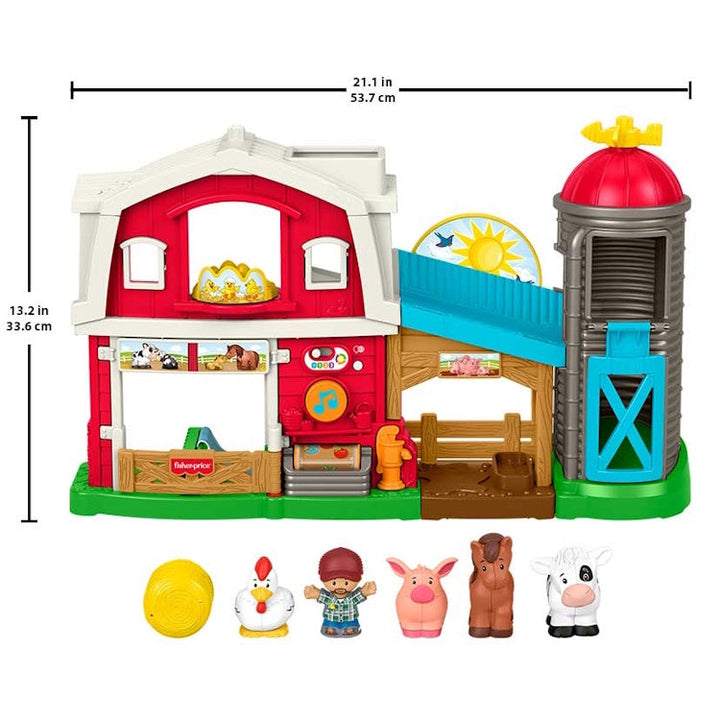 Fferm Anifeiliaid Hwyl Gofalgar Little People Fisher Price