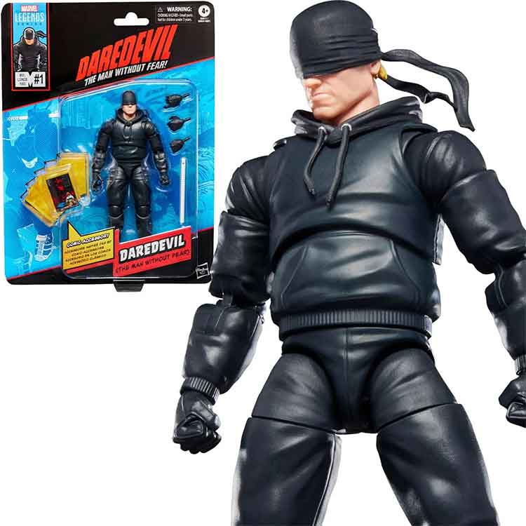 Daredevil Ffigur Actio 6-modfedd Cyfres Chwedlau Marvel Daredevil