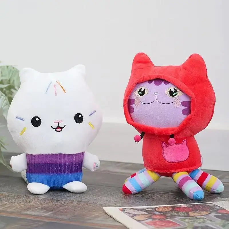 Tegan Plush Tŷ Doliau Gabby Mercat Anifeiliaid wedi'u Stwffio Cartŵn Car Morforwyn 