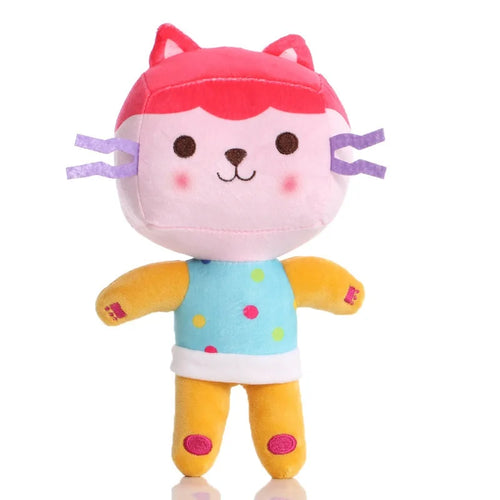Tegan Plush Tŷ Doliau Gabby Mercat Anifeiliaid wedi'u Stwffio Cartŵn Car Morforwyn 