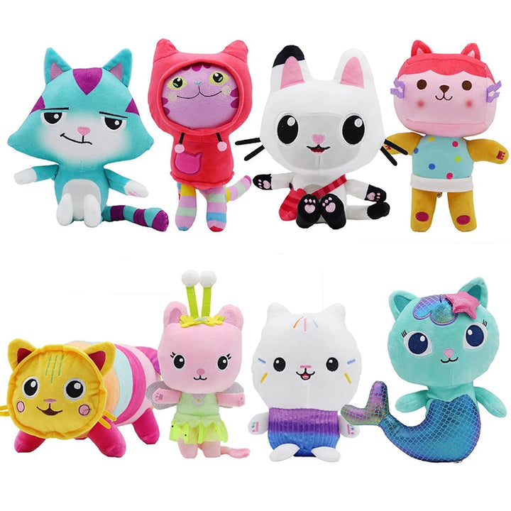 Anifeiliaid Plush Gabby Tŷ Doliau Plush Hyfryd Gaby Tegan Tŷ Plush Cath 
