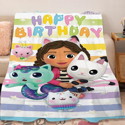 Blanced Fflanel Soffa Gaeaf G-Gabbys D-Tŷ Doliau Gwely Cynnes Hyfryd 