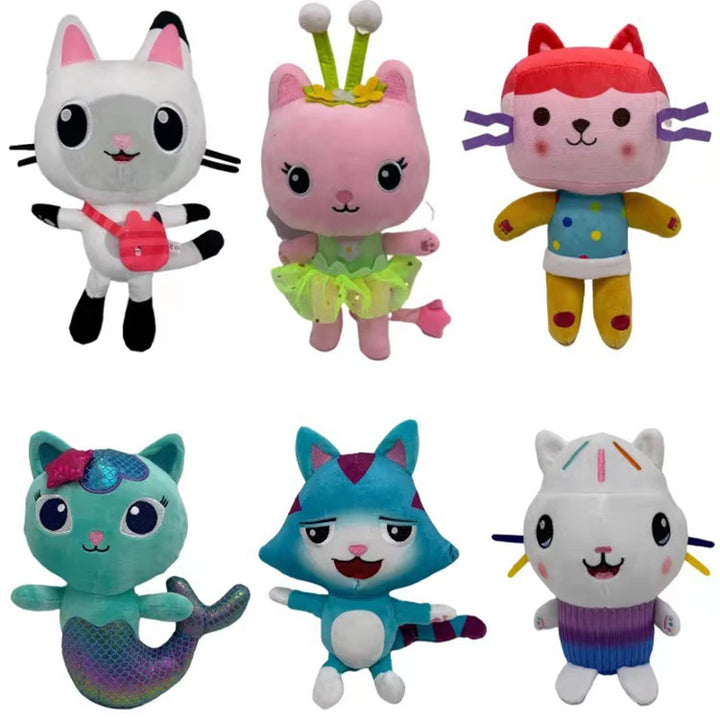 Anifeiliaid Plush Gabby Tŷ Doliau Plush Hyfryd Gaby Tegan Tŷ Plush Cath 