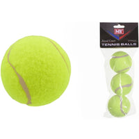 Pecyn o 3 Pêl Tennis Clasurol Tegan Chwaraeon Awyr Agored i Oes 3 Oed ac Yn Hŷn