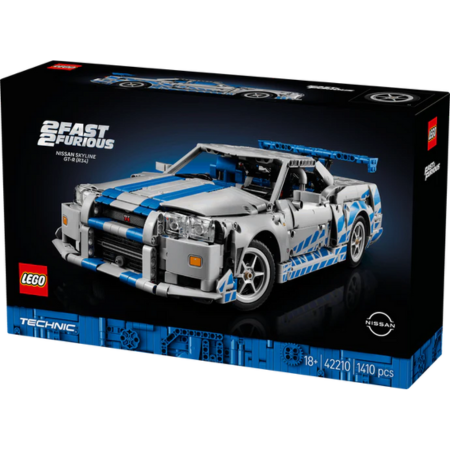 Lego Technic 42210 2 Fast 2 Furious Nissan Skyline GT-R (R34) Oed 18+