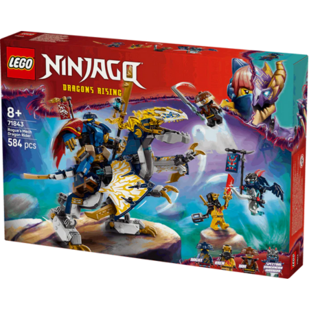 Set Chwarae Lego Ninjago 71843 Dyrnwr Mech Drwg Rogue ar gyfer Plant 8 oed a hŷn