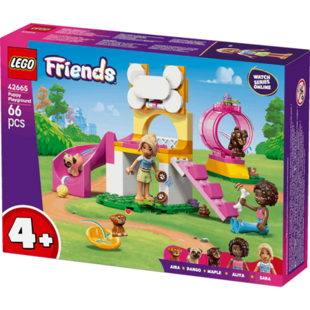 Set Chwarae Adeiladadwy Lego Friends 42665 Maes Chwarae i Gŵn Bach ar gyfer Plant 4 Oed a Hŷn