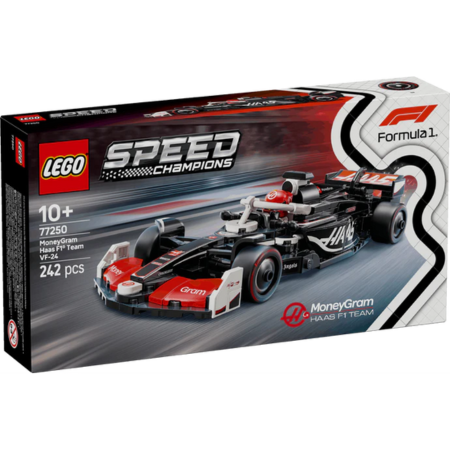 Lego Speed Champions 77250 MoneyGram Haas F1 Team VF-24 Car Rasio 10+