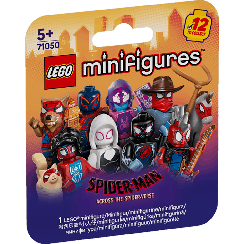 Lego Minifigures 71050 Spider-Man: Across the Spider-Verse ar gyfer plant 5+ oed.