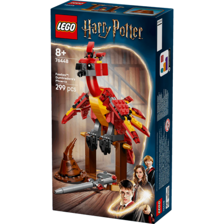 Lego Harry Potter 76448 Fawkes: Ffenics Dumbledore ar gyfer plant 8 oed a hŷn.