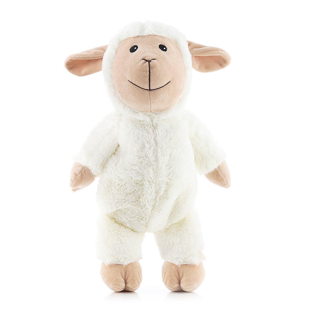 Sheep Soft Toy with Warming and Cooling Effect Wooly InnovaGoods for kids, soft and cuddly design.