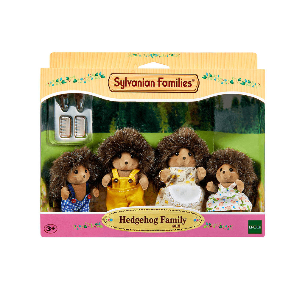 Set Chwarae Teulu Draenogod Sylvanian Families ar gyfer Plant 3 Oed a Hŷn