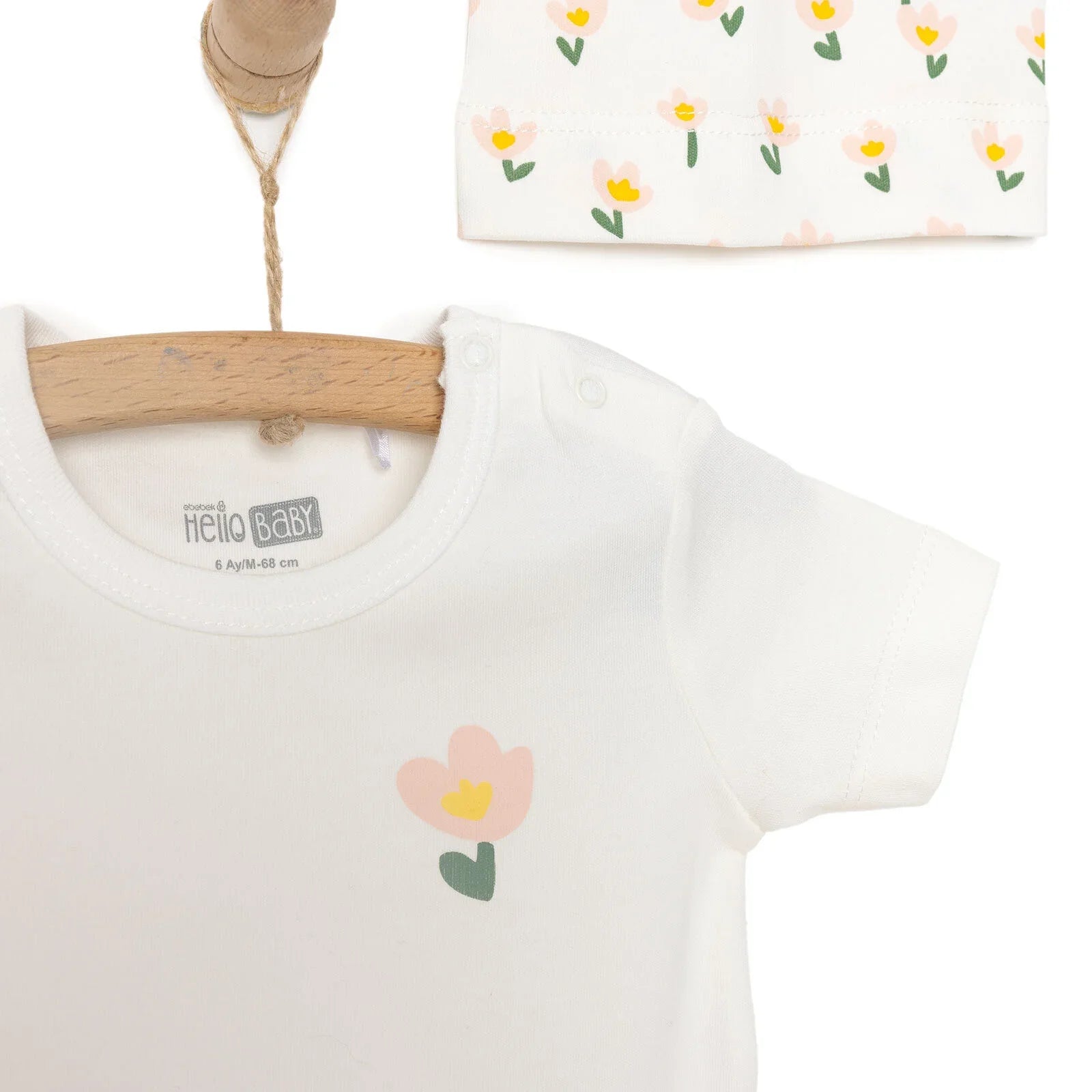 HelloBaby Girl Newborn Set 4 pcs - Pink